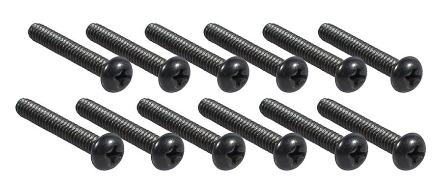 Fender screw M 4-40X5/8 BLK (017031)