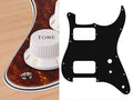 Boston ST-431-T Slagplaat, Stallion, 4 ply, tortoise, HH, 2 pot holes, toggle switch