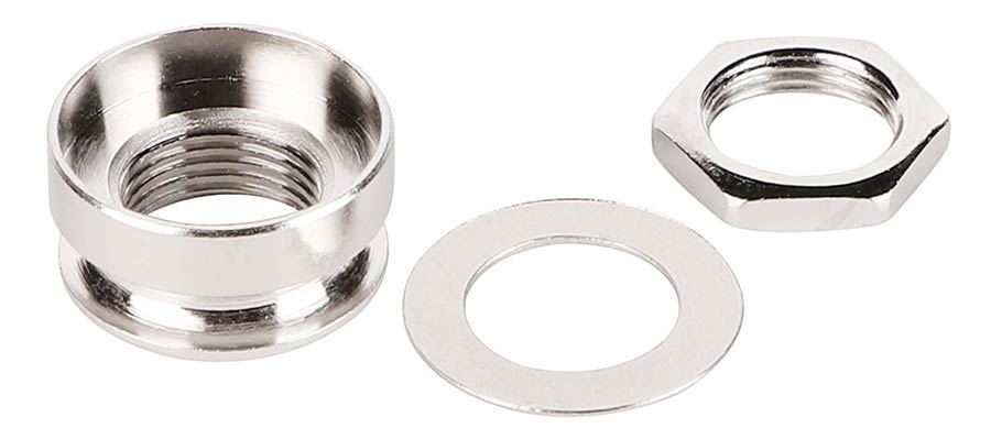 Boston EPJ-SB-NI Strap button nut, for EPJ models M8 thread, with nut and washer, nickel