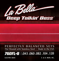 La Bella Deep Talkin' Bass Basgitaarsnaren Licht 0043-0060-0082-0104-0128-0043