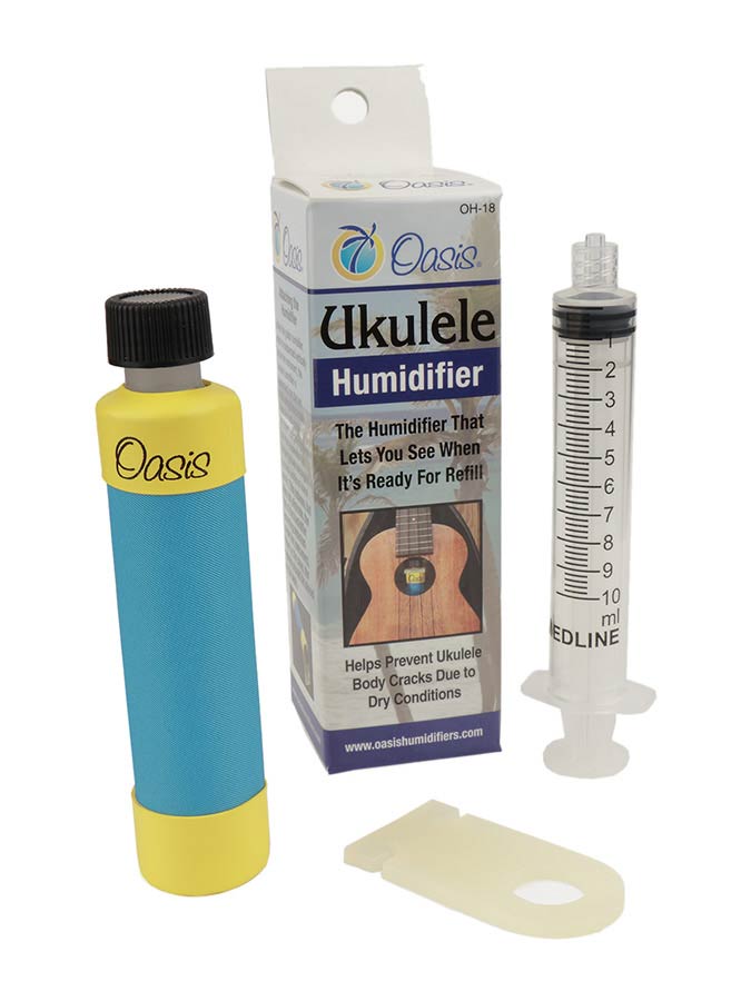 bevochtiger voor ukelele, bevestiging in klankgat