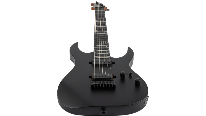 Spira Guitars S-407 MBK – 7-snarige elektrische gitaar – Zwart
