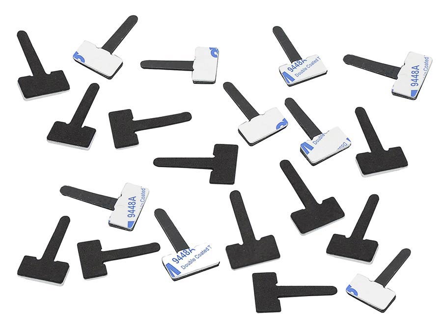 Boston CTAB-20 Cable ties, with adhesive back, set of 20