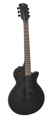 SX EE3S-BK studio Single-Cut elektrische gitaar (mat zwart)