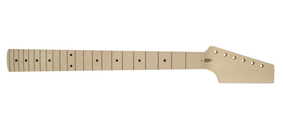 Boston SN22M Contemporary neck Japan, ST style, all maple, 9,5" radius, 22 frets medium jumbo, half paddle