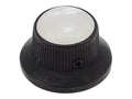 Boston KB-261 Bell knob with pearloid inlay, black