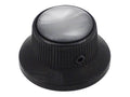 Boston KB-263 Bell knob with black pearl inlay, black