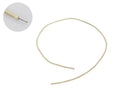 Boston PBW1/WH USA made waxed cotton braided push back wire, wit, 1 ft