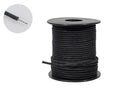 Boston PBW50/BK USA made waxed cotton braided push back wire, zwart, 50 ft