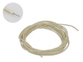 Boston PBW10/WH Interne gitaarbedrading, gewaxt katoen gevlochten push back wire, wit, 3 mtr, USA made