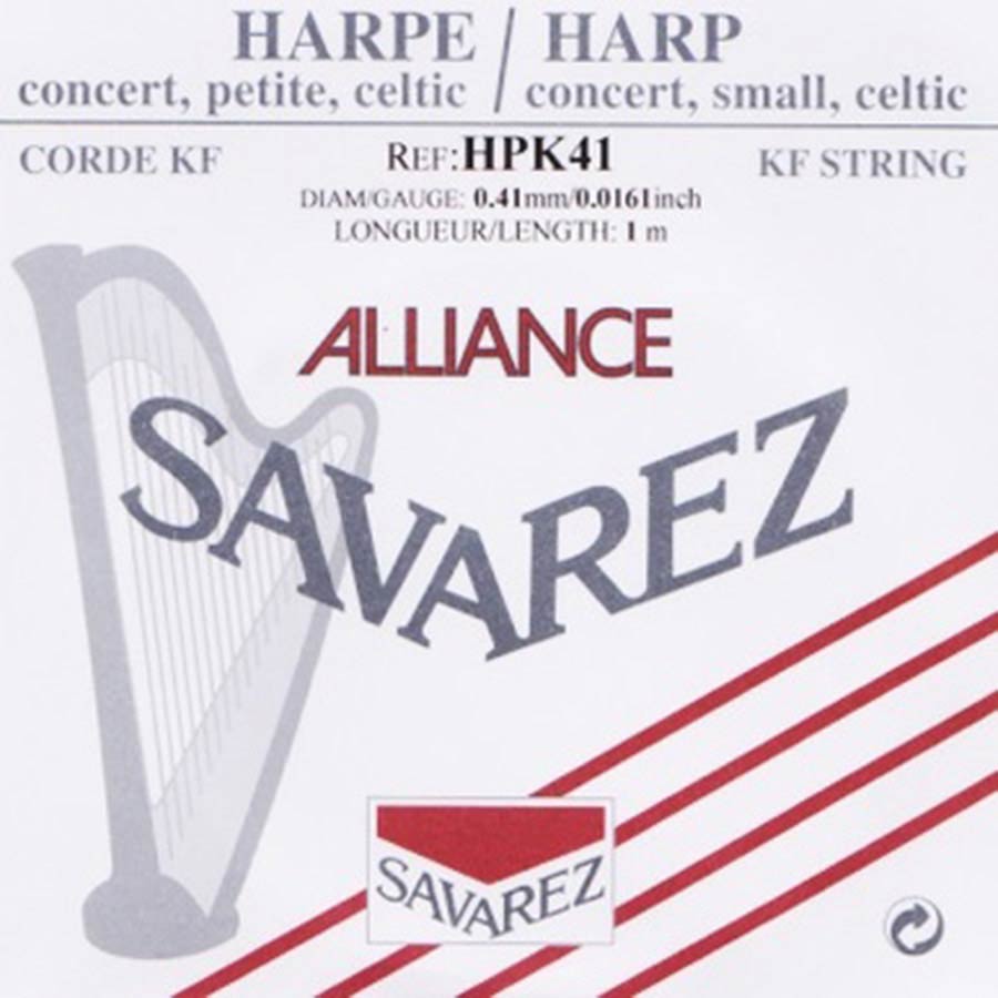 Savarez: Kleine Of Concert Harp Snaar Plain Kf, 0,41mm, Lengte: 1 Meter