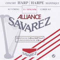 Savarez: Kleine Of Concert Harp Snaar, Plain Kf, 1,45mm, Lengte: 1,5 Meter, Rood