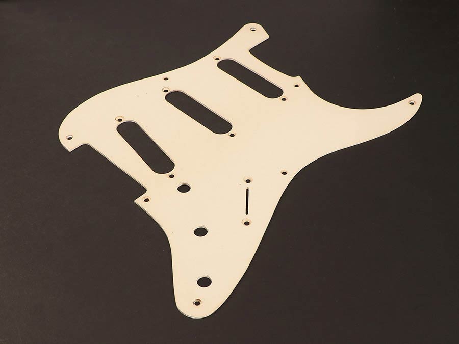 Boston MRC-ST75W1 Pickguard Stallion SSS, 1 ply vintage white relic