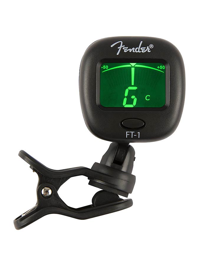 Fender chromatisch stemapparaat met klem (ook modes gitaar-basgitaar-ukelele-viool) 440Hz