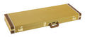 Fender guitar case for Stratocaster/Telecaster, tweed with dark red plush interior