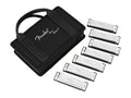Fender Blues Deluxe mondorgel-bundel van 7, met gigbag