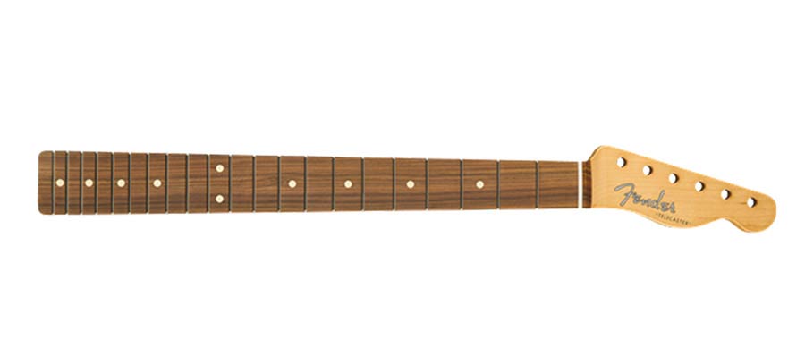 Fender 60's Telecaster neck, 21 vintage frets, 7,25" radius pau ferro fingerboard, C-shape