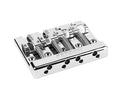 Fender bridge assembly HiMass 4-string Bass, chrome with zinc saddles