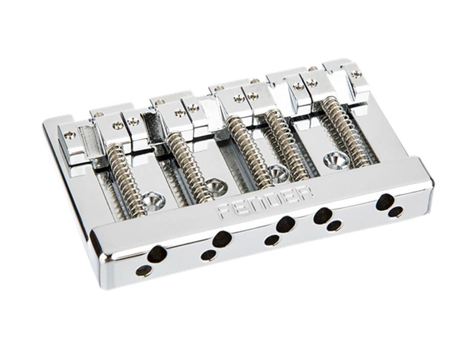 Fender bridge assembly HiMass 5-string Bass (wide), chrome with zinc saddles