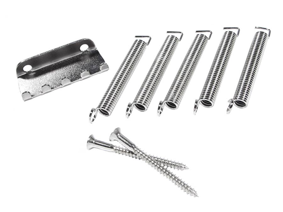 Fender tremolo spring mounting claw kit for Pure Vintage Stratocaster, nickel