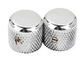 Fender 1952 Telecaster knurled knobs, 2pcs, chrome