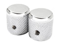 Fender 1958 Telecaster knurled knobs, 2pcs, chrome