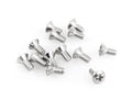 Fender slide switch mounting screws - Jaguar/Jazzmaster, (4-40 X 1/4" Philips), nickel, 12pcs
