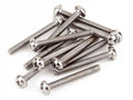Fender pickup mounting screws, #3-48 x 13/16", 12 pcs