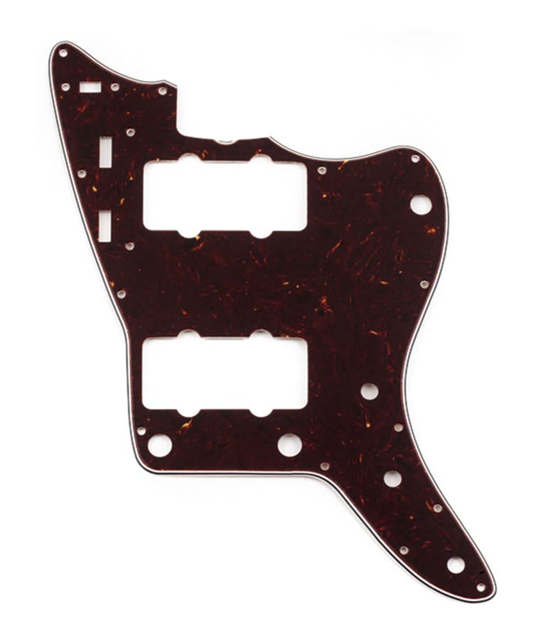 Fender pickguard 1965 Jazzmaster, 13 screw holes, 3-ply, tortoise shell
