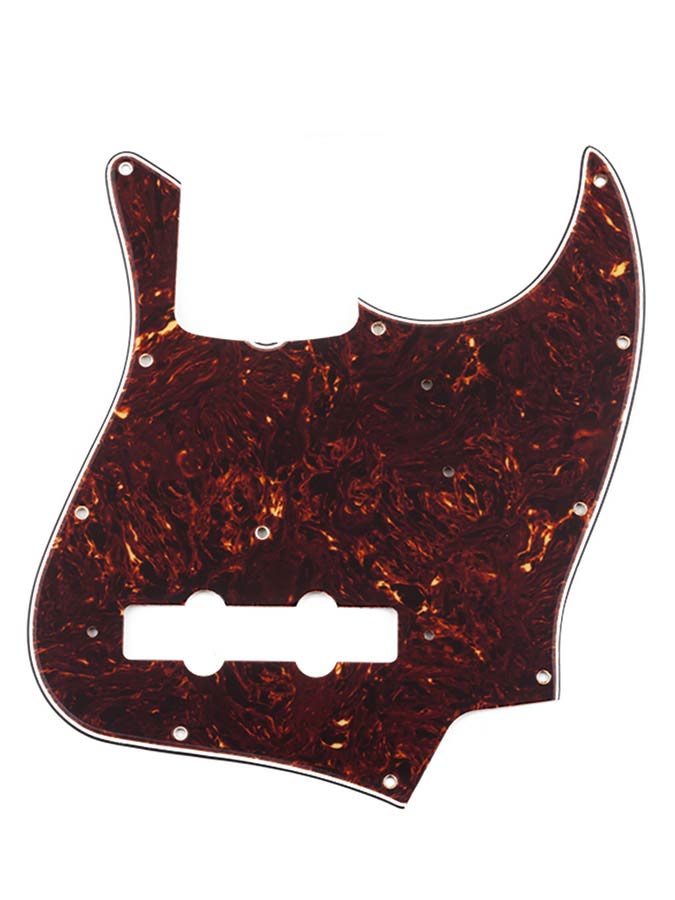Fender pickguard 1964 Jazz Bass, 11 screw holes, 3-ply, tortoise shell