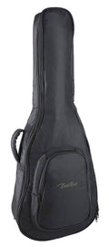 Boston W-06.2 Gigbag voor akoestische gitaar, 6 mm. voering, nylon, 2 riemen, groot voorvak, zwart