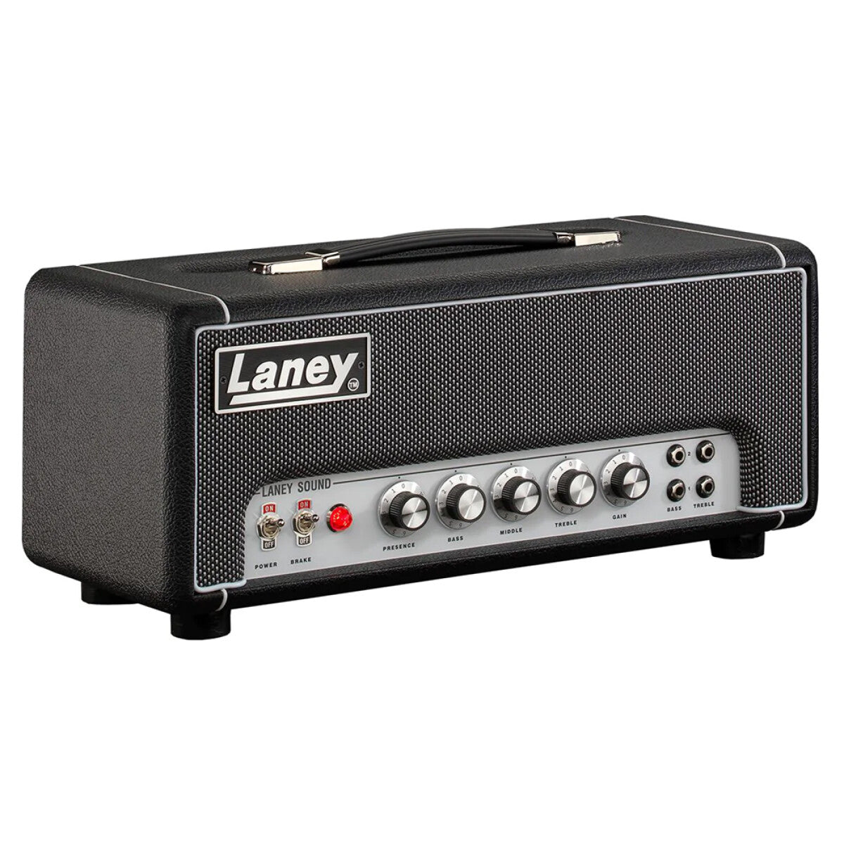 Laney LA Studio all-tubes low power amplifier head with Two Notes Torpedo cabinet simulation Module.