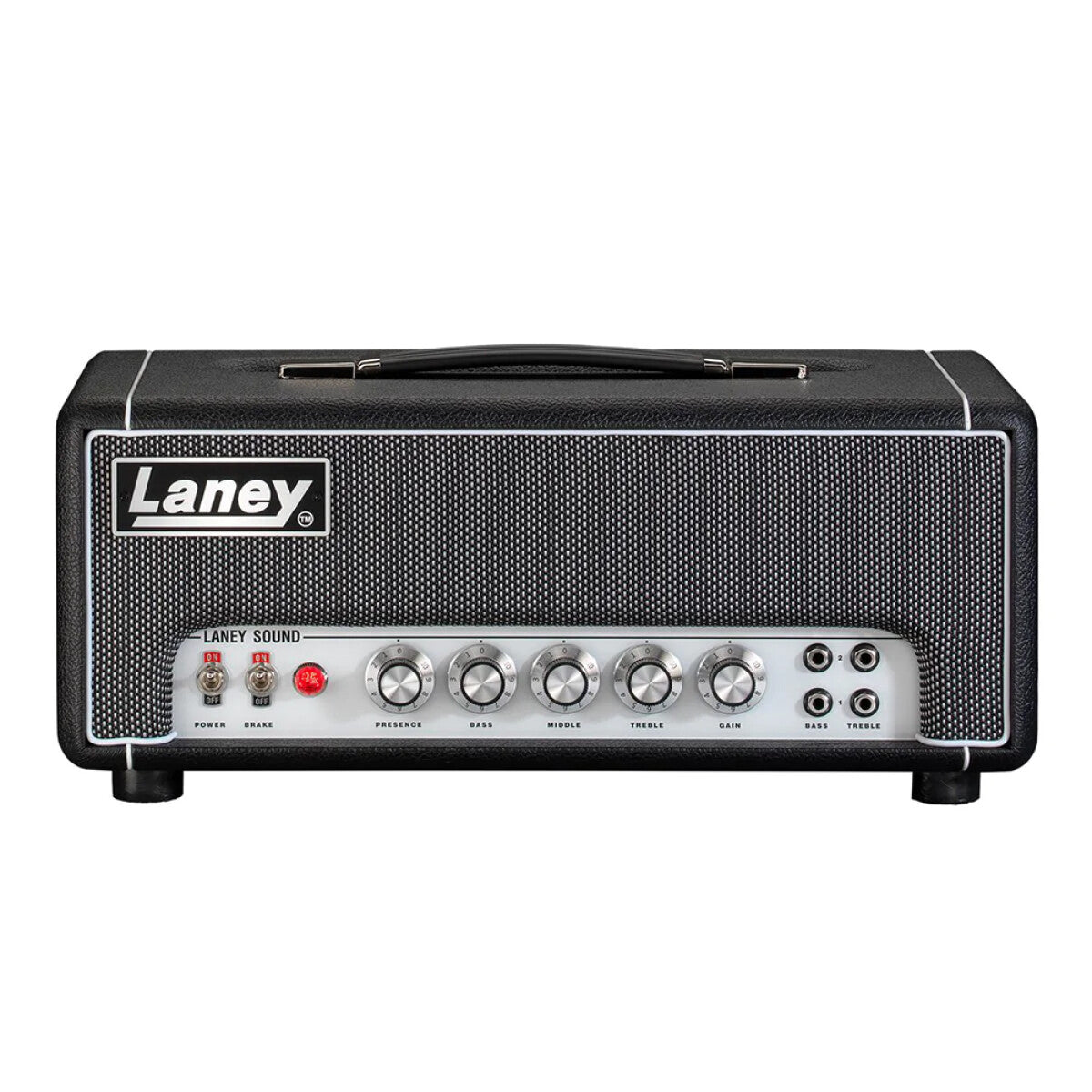 Laney LA Studio all-tubes low power amplifier head with Two Notes Torpedo cabinet simulation Module.