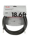 Fender instrumentkabel, zwart, 18.6ft