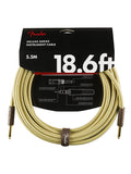 Fender instrument cable, 18.6ft, tweed