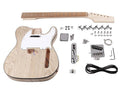 Boston KIT-TE-45 Gitaar zelfbouwpakket, Teaser model, mahonie body, ash veneer, esdoorn hals, pau ferro toets, S-S