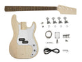 Boston KIT-PB-15 Guitar assembly kit, Puncher Bass model, mahogany body, maple neck, 1 pickup