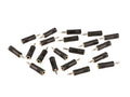 Boston AT-120-G/20 Adaptor, 6,3mm jack female stereo, 20 pcs bulk pack, 3,5mm jack male stereo, gold