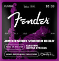 Fender string set electric, nickel plated steel, 010-013-015-026-032-038, bullet end
