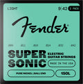 Fender snarenset elektrisch, pure nickel, light, 009-011-016-024-032-042, 3-pack