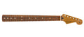 Fender roasted maple Stratocaster neck, 21 narrow tall frets, 9.5" radius, pao ferro, C shape, MIM