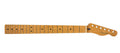 Fender roasted maple Telecaster neck, 21 narrow tall frets, 9.5" radius, maple, C shape, MIM
