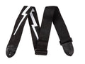 Fender gitaariem, 5cm. breed, nylon lightning bolt, zwart