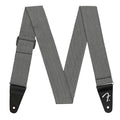 Fender gitaariem, 5cm. breed, wit/zwart
