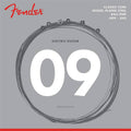 Fender string set electric, nickel plated steel, light, ball ends, 009-011-016-024-032-042