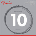 Fender string set electric, nickel plated steel, regular, ball ends, 010-013-017-026-036-046