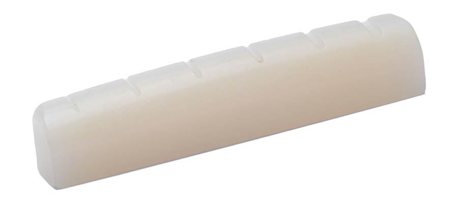 Boston BN-11U Top nut, unbleached bone, 43,5x8,5x5,5mm, pre-filed, spacing 35,2 mm