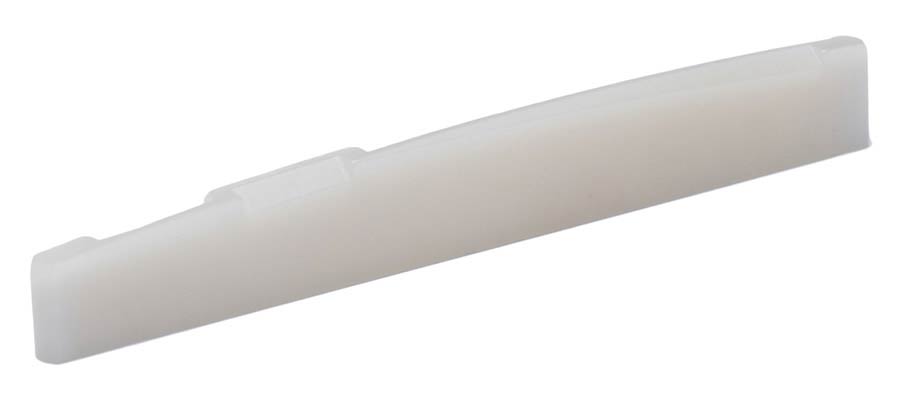 Boston BBS-9U Bridge saddle, unbleached bone, 73,5x10x3mm, folk, 14" arched