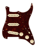 Fender pre-wired Strat pickguard Vintage Noiseless SSS, 11 screw holes, tortoise shell