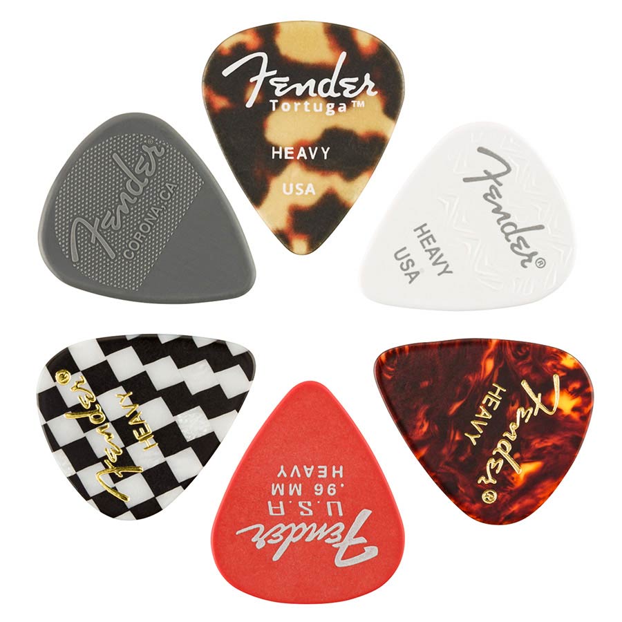Fender 6 pieces, 351 shape, heavy